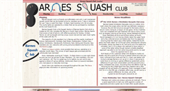 Desktop Screenshot of barnessquashclub.org